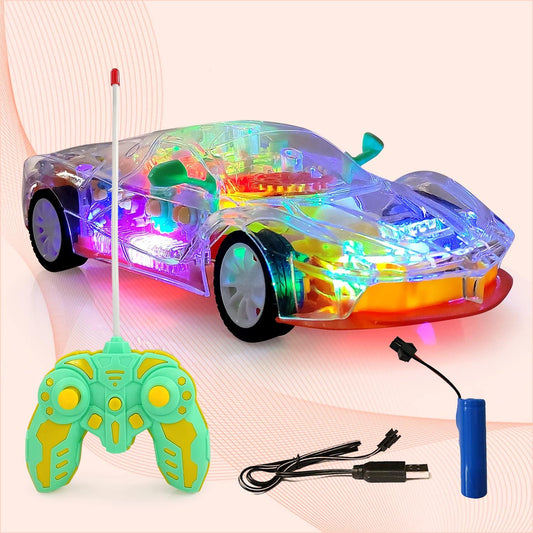MultiColour Remote Control Rechargable Car