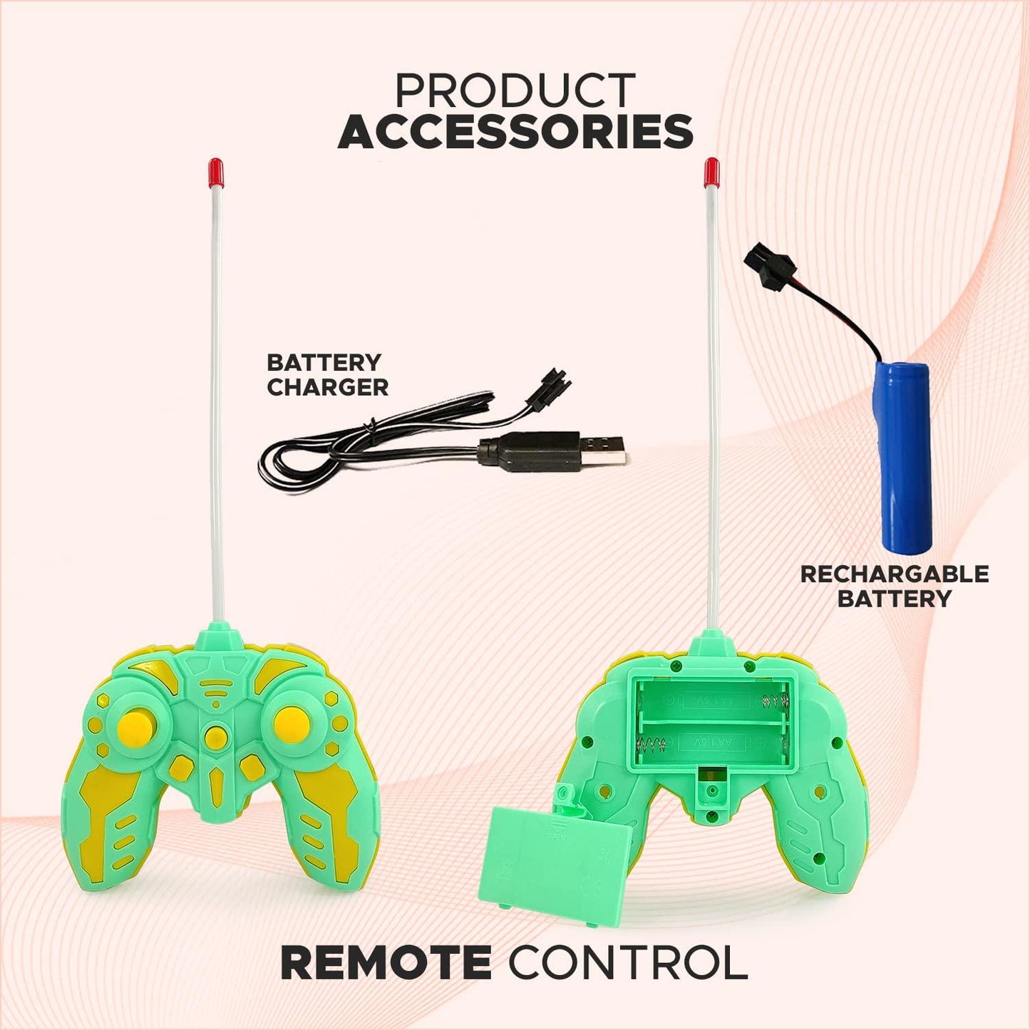 MultiColour Remote Control Rechargable Car