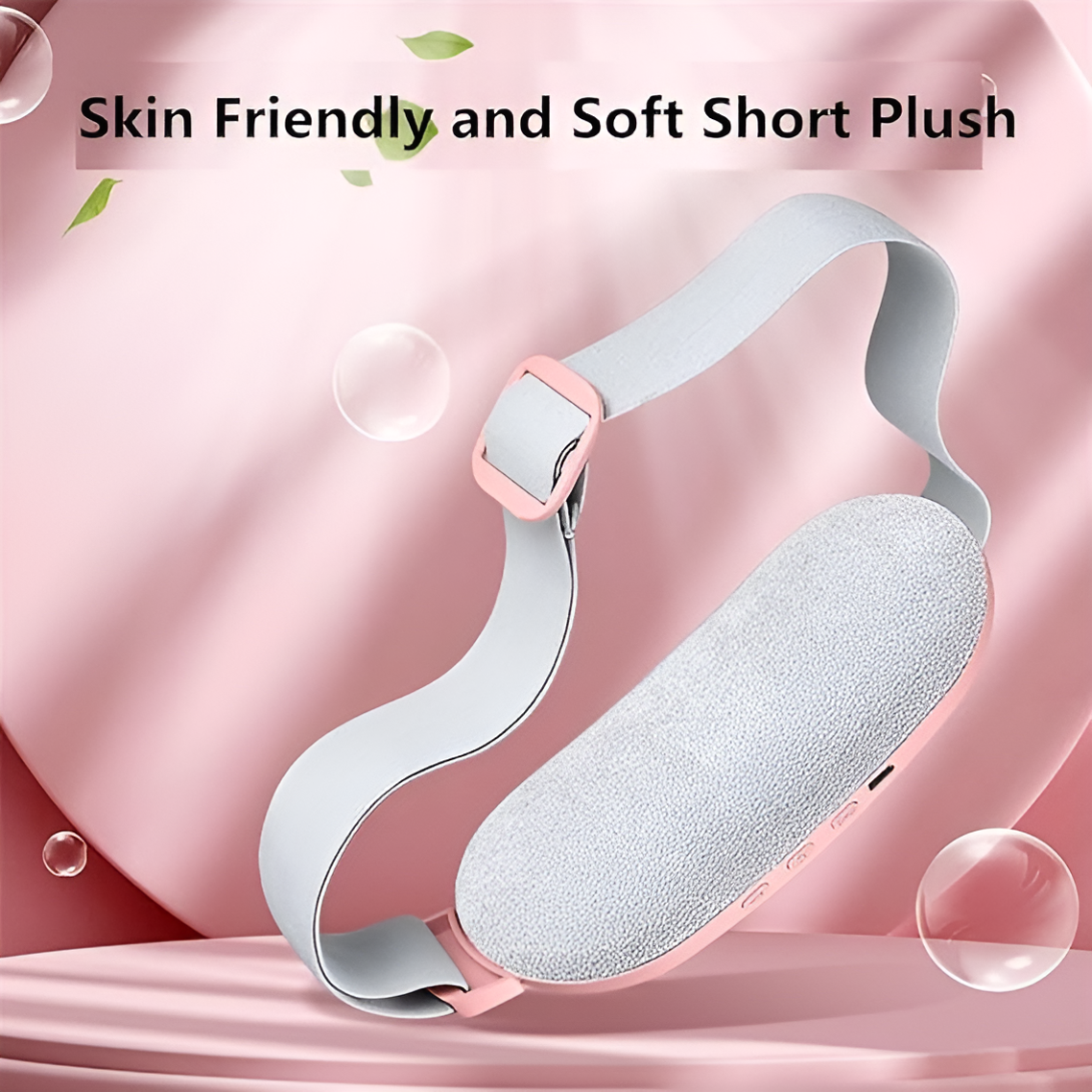 Cordless Electric Heating & Massage Belt – Rechargeable, 3 Heat Levels, 4 Massage Modes | Instant Relief for Cramps, Back Pain & Abdominal Discomfort