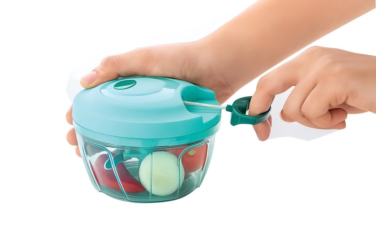Premium Manual Vegetable Chopper – Compact, Powerful & Effortless Veggie Cutter